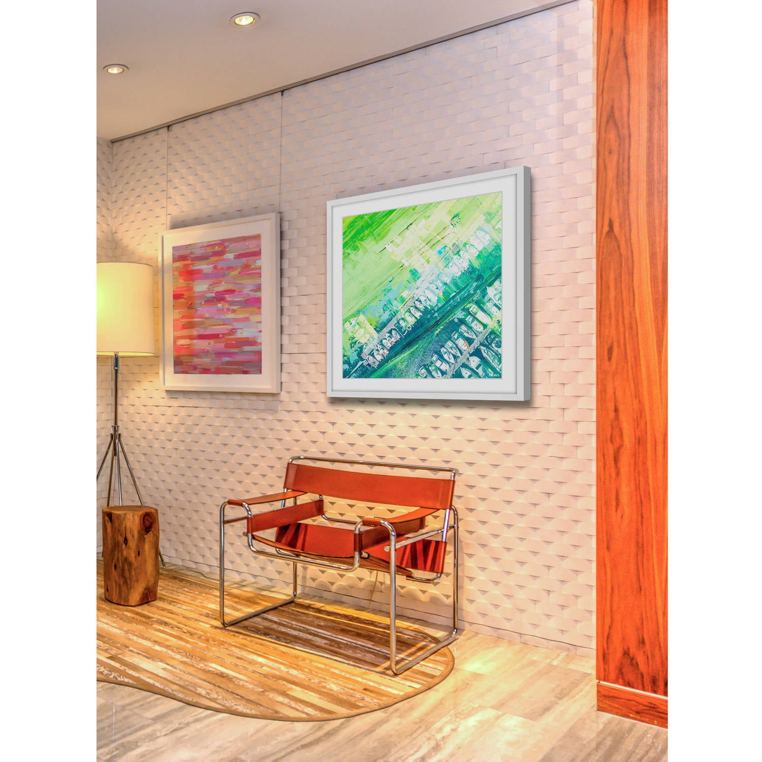 Parvez Taj "Green Haze" Framed Painting Print