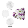 thumbnail image 3 of Lsque Orchids Flowers Pattern Knitted Beanie, Unisex Winter Hat, Knit Hat Winter Beanies Thick Fisherman Beanies Cuffed Plain Skull Caps, 3 of 6