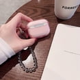 thumbnail image 5 of Cute Airpod pro Clear Case with Keychain,Cute Bling Glitter Butterfly Pattern Design Soft Silicone Smooth Shockproof Compatible with Airpods Pro Charging Case for Girls Women-Pink, 5 of 13