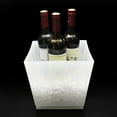 thumbnail image 4 of Cubo de LED Refrigerador de Vino Cerveza Forma Trapezoidal Moderno Accesorio Cocina 7 colores Macarena Refrigerador del hielo, 4 of 8