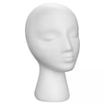 thumbnail image 1 of 2x Cabeza de Peluca de Espuma Femenina, Pantalla de Maniquí de Espuma, Soporte de Exhibición de Peluca de Sombreros, Soporte de Postizo, Modelo de Est Yinane Cabeza de maniquí, 1 of 8
