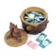 thumbnail image 3 of Ceniceros con tapa para cigarrillos, cenicero de resina para interiores al aire libre Afortunado Sencillez, 3 of 5