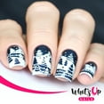 thumbnail image 2 of Whats Up Nails A014 Holiday Snowfall Metal Stamping Plate for Nail Art Design, 2 of 16