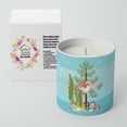 thumbnail image 2 of Carolines Treasures CK4518CDL 3.75 x 3.25 in. Unisex Tamasaba Goldfish Merry Christmas 10 oz Decorative Soy Candle, 2 of 5