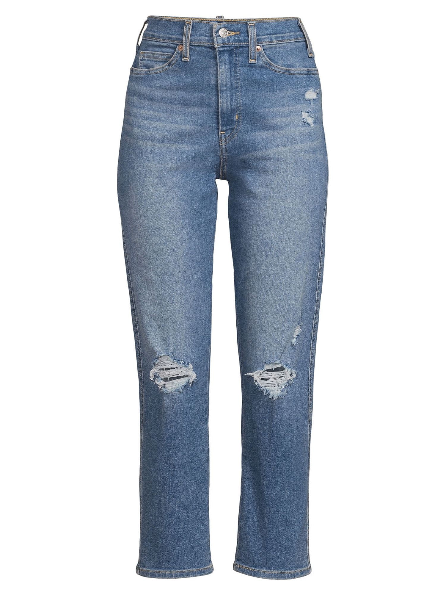 Signature by Levi Strauss & Co. Women's Heritage High Rise Straight Jeans