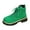 Green, variant on Suede Riding Boots for Women Chunky Lug Sole Low Heel Lace up Fall Winter Dress Booties Casual Round Toe Work Boots