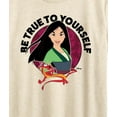 thumbnail image 3 of Disney Princess - Be True To Yourself Mulan And Mushu - Women's Short Sleeve Graphic T-Shirt, 3 of 5