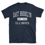 East Brooklyn Illinois Classic Established Men's Cotton T-Shirt