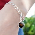 thumbnail image 3 of Gazelle Orange Sky Africa Acacia Silver Plated Bracelet with Antiqued Charm, 3 of 3