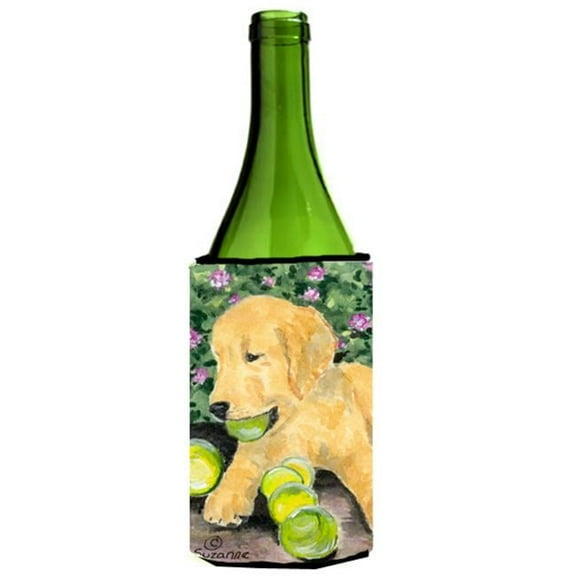 Golden Retriever Wine bottle sleeve Hugger - 24 Oz.