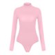thumbnail image 4 of Gibobby Release Body Mujer sin Costuras Mono de manga larga con cuello Rojoondo y cuello Rojoondo para mujer, mono Sexy con camisa de fondo (Rosa, L), 4 of 5