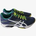 thumbnail image 3 of Asics Mens Gel Solution Speed 3 Tennis Shoes Size 9 Blue Yellow Green E600N, 3 of 6