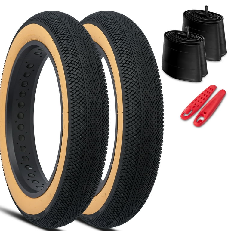 HEB Cityscape 20x4 Mountain Bicycle Wide Fat Tire Set All Terrain 2 Pack for E bike MTB Gumwall Walmart