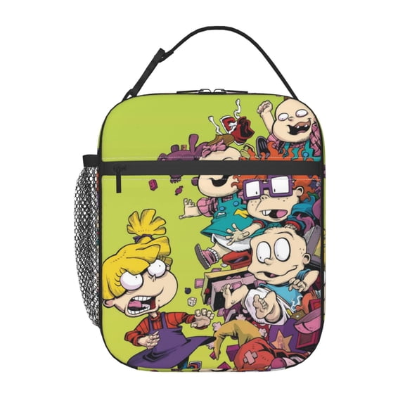 Rugrats Go Wild Lunchbox Reusable Insulated Lunch Bag For Work,Picnic,School,Travel,Hiking All Season Use