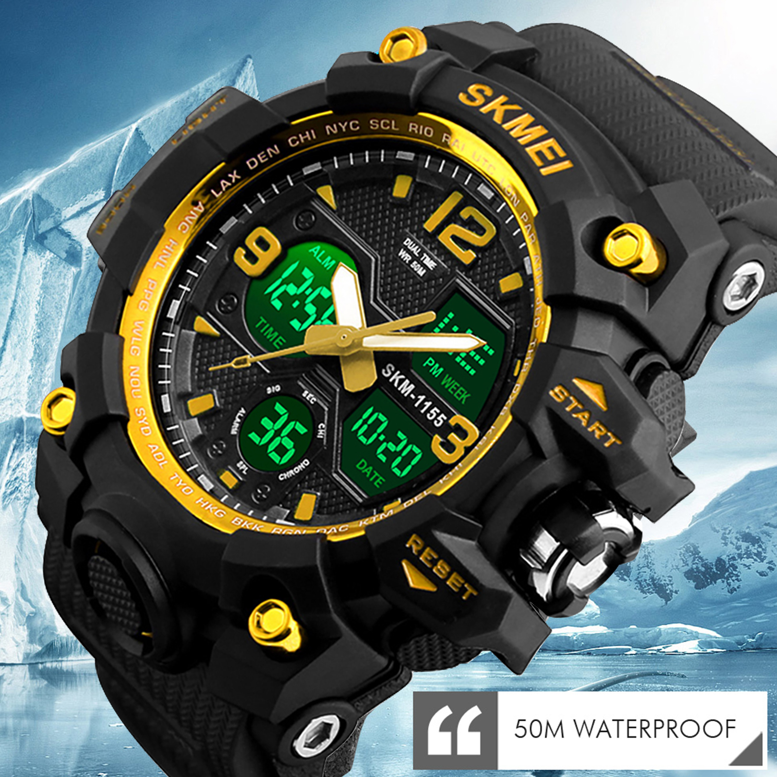 SKMEI Men's Digital Sport Watch with Waterproof Band photo 4