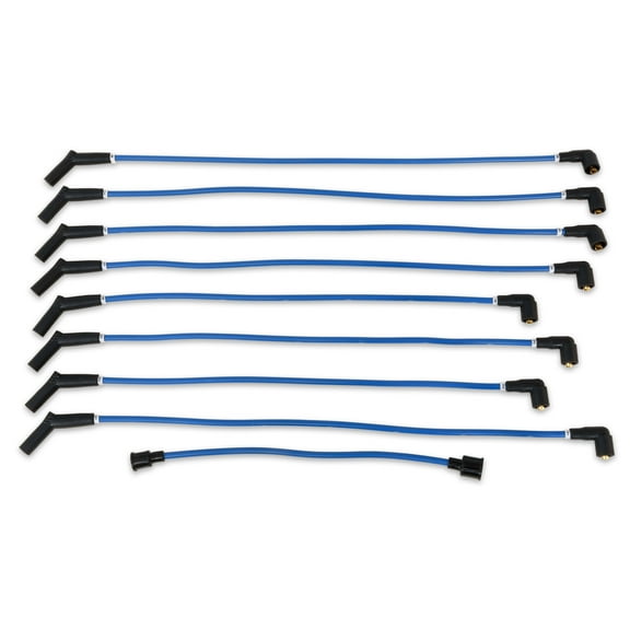 Scott Drake C5OZ-12259-BL8 289-302 8mm Ford Logo Ignition Wires