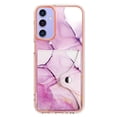 thumbnail image 2 of TECH CIRCLE Stylish Case for Samsung Galaxy A05 (6.7") - Premium TPU/PU Leather Phone Case [Built-in Wallet Feature] Lightweight Cute Marble Durable Cover, Purple, 2 of 7