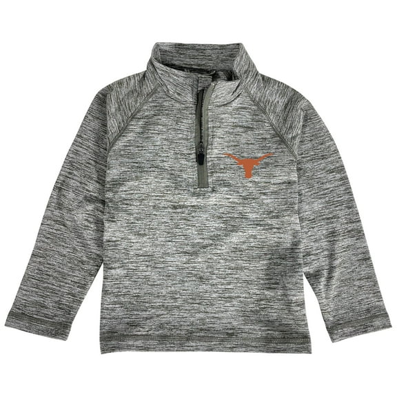 Toddler Garb Heathered Gray Texas Longhorns Matthew Quarter-Zip Pullover Jacket