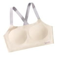 thumbnail image 3 of LRen Kids Bras for Girls 7-8 Stretchable Training Bra Girls Wireless Breathable Cami Bralettes Solid Color with Pull-On Design Yoga Crop Top, 3 of 8