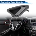 thumbnail image 3 of Mango de puerta interior del lado del pasajero delantero y del lado del pasajero trasero derecho para Chevrolet Sail 2010-2014, mango de puerta interior gris cromo 1 pieza, 3 of 6