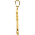 thumbnail image 3 of 14K Yellow Gold Textured And Polished Latin Cross Pendant (30 X 15) Made In United States xr1422, 3 of 6