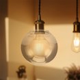 thumbnail image 2 of Globe Lampshade Glass Pendant Light Cover Replacement 1 Set Decorative Lampshade, 2 of 7