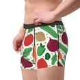 thumbnail image 3 of Kdxio Men's Boxer Briefs with Vegetables Print - Comfortable and Breathable Underwear for Everyday Wear, 3 of 7