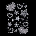 thumbnail image 2 of Parches termoadhesivos con diamantes de imitación de estrella y corazón, parches de apliques, apliques de diamantes de imitación con fijación en caliente, 2 of 7