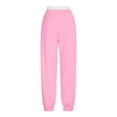 thumbnail image 3 of sususu Men Travel Pants Zippers,Men's Casual Jogger Pants Elastic Waist Soft Breathable Sweatpants Comfortable Trousers For Daily Wear,Pink,XL, 3 of 6
