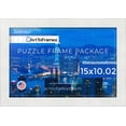 thumbnail image 4 of ArtToFrames 15x10.02 Inch - 38x26 CM White Puzzle Frame for 1000 piece Puzzles.1.25 Inch Custom MDF Puzzle Frames, White - Comes with Regular Glass, 4 of 7