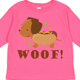 thumbnail image 4 of Inktastic Dachshund Hot Dog Funny Boys or Girls Long Sleeve Toddler T-Shirt, 4 of 5