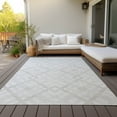 thumbnail image 6 of Addison Rugs Chantille Indoor/Outdoor Transitional Geometric Ivory Washable Rectangle Rug, 9' x 12', 6 of 6