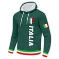 thumbnail image 4 of Men's Hoodies Pullover Hoodies Sweatshirts Italian Print Letter Graphic Hoodie Pullover Sweatshirt Casual, 4 of 4