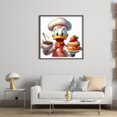 thumbnail image 3 of (18CTAFF-1593__C__40X40) Hilo algodón ecológico bordado 18CT 2 hebras impresión 40*40cm kit serie punto cruz del Pato Donald, 3 of 9