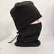 thumbnail image 4 of Gorro de otoño e invierno con cordón, bufanda dos en uno, forro polar cálido para exteriores, resistente al viento y al frío, bolsa para montar, gorro para la cabeza, 4 of 6