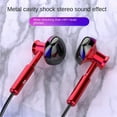thumbnail image 2 of Fashion Wire-controlled Earphone 3.5mm Round Hole Headset Subwoofer Music Gaming Headphone with Microphone A601, 2 of 8