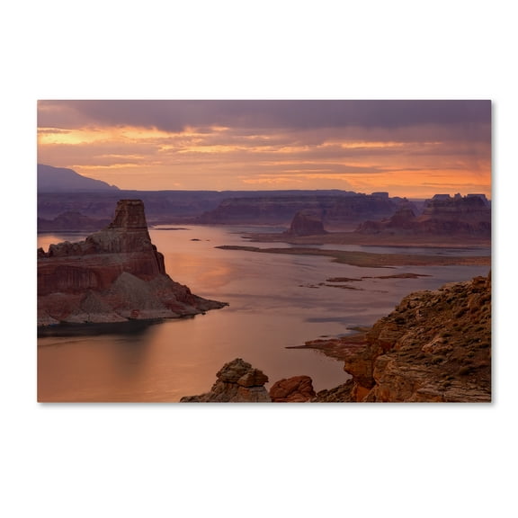 Trademark Fine Art 'Alstrom Point Sunrise' Canvas Art by Mike Jones Photo