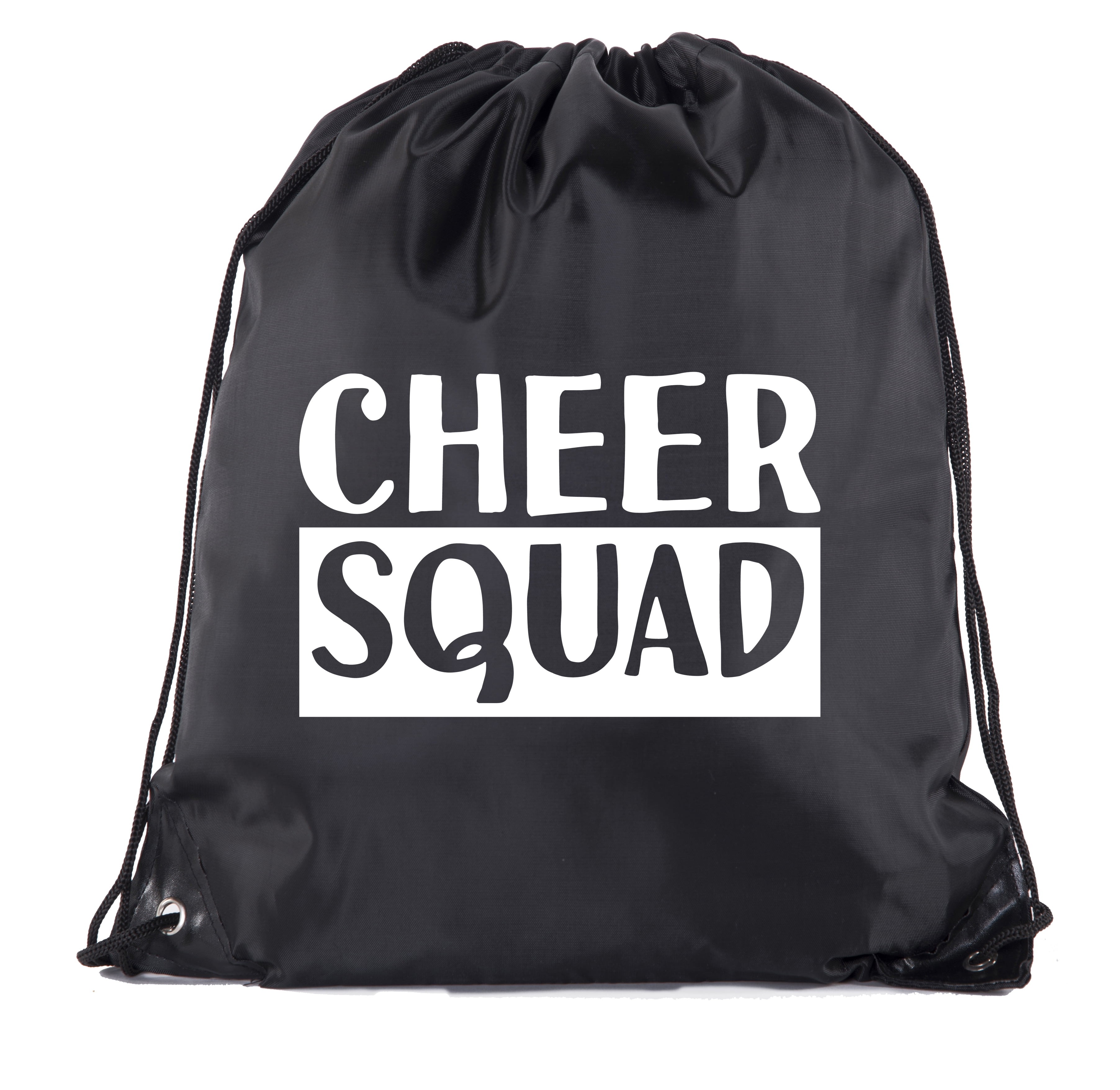 Cheer Bags, Pom Pom and Cheerleader drawstring Backpacks, Cheerleader