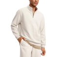 thumbnail image 1 of Buzo CRZ YOGA para Hombre con Media Cierre y Cuello Simulado Forrado en Polar Talle Large, 1 of 5