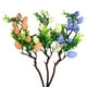 thumbnail image 3 of Decoración de Pascua, huevos, árbol, ramas de plantas artificiales, huevos de pájaro pintados, hojas verdes, adornos de ramos de simulación, 3 of 5