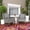 Gray, variant on Outsunny Patio Wicker Rocking Chair, Outdoor PE Rattan Swing Chair w/ Soft Cushions for Garden, Patio, Lawn, Red