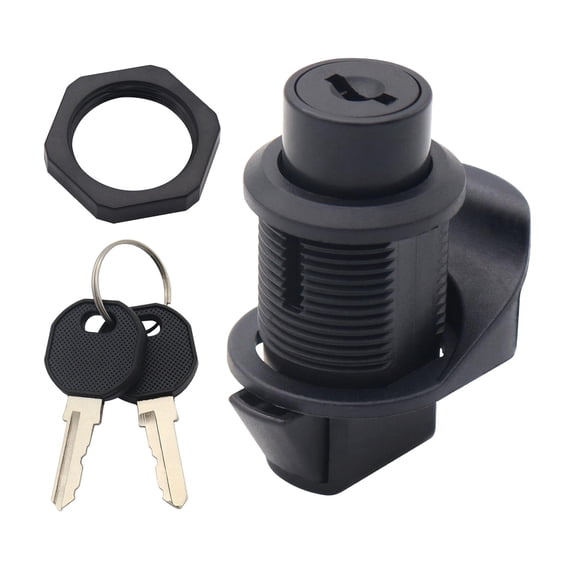 Dickly RV Paddle Entry Door Lock Latch Accessories Easy to Mount Adjustable Handle Knob