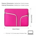thumbnail image 4 of 11.6-12.3 Inch Laptop Sleeve Bag Chromebook Case Laptop Carrying Bag Notebook Ultrabook Bag Tablet Cover Compatible With MacBook Apple Samsung Chromebook HP Acer Lenovo Google DELL Asus, 4 of 8