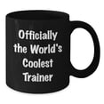thumbnail image 2 of Funny Trainer Gifts from Men to Trainer Friends, Black Coffee Mugs with Inspirational Quotes, Christmas Unique Gifts for Trainers, Officially The World's Coolest Trainer Mug, 2 of 4