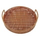 thumbnail image 1 of Imitation Rattan Weaving Basket Snack Basket Kitchen Storage Solution Simple And Elegant Design 31X30X8.8CM 1Pack, 1 of 4