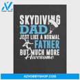 thumbnail image 1 of To My Dad Skydiving Fleece Blanket Just Like A Normal Father, 1 of 3