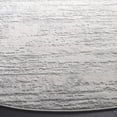 thumbnail image 3 of SAFAVIEH Hanna Cleto Striped Area Rug, Ivory/Light Grey, 6'7" x 6'7" Round, 3 of 11