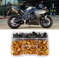 thumbnail image 4 of Kit de tornillos de carenado para motocicleta, 177 Uds., Universal M5 M6, apto para motos deportivas Yamaha, color dorado, 4 of 11
