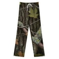 thumbnail image 3 of TEMU Forest Bark Camo Print-2 Pajamas For Women Loose Retro Night Pajama Pants Comfortable Sleepwear Bottoms Homewear, 3 of 6