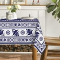 thumbnail image 4 of Mexico Rectangular Tablecloth 60×120 Inch, Cinco De Mayo Fiesta Design Blue Washable Table Cover for Party Picnic Dinner Decor, 4 of 6
